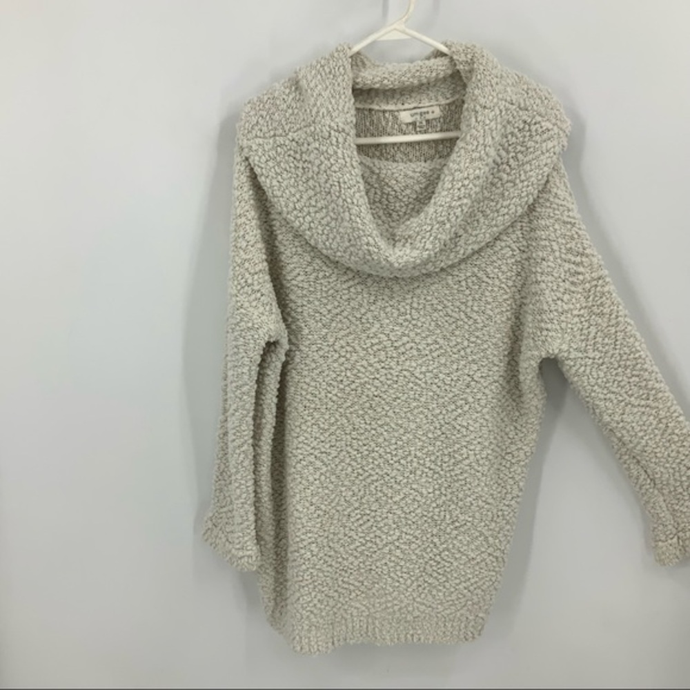 Umgee textured stretchy knit Cowl neck sweater 2x